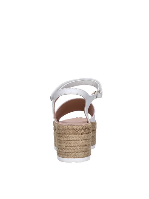 Leather sandals LOVE MOSCHINO | JA16306I0IIA0100BIANCO
